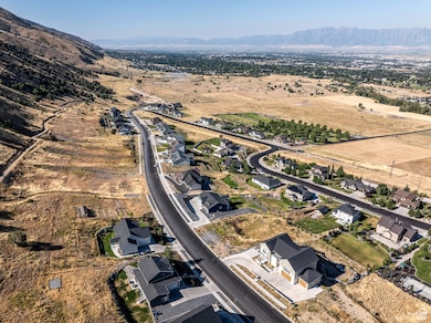 Aerial overview of property's location with nearby suburban area and rural landscape