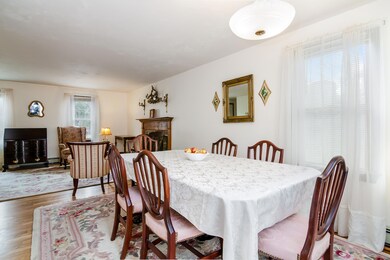 Open living/dining area