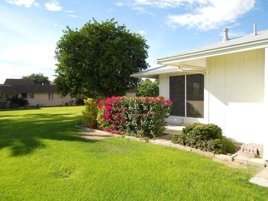 Beautiful side yard of home