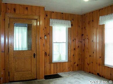 Family Room. Family room with natural wood work.