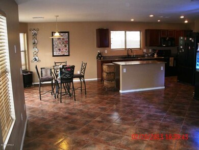 Kitchen Overlooks Huge Great Room