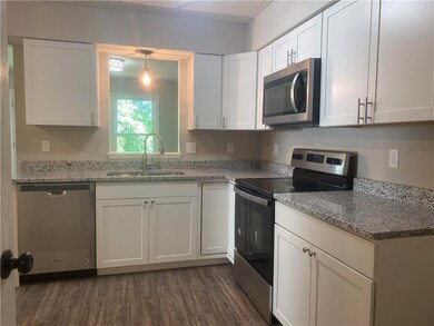 Granite and stainless appliances