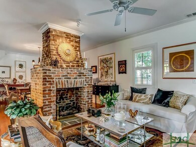 Sitting room opens into the dinning and Kitchen. D