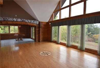 Open concept living area and dining room