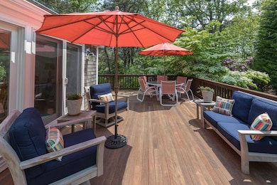Deck off the dining room