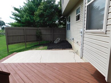 Back deck and patio