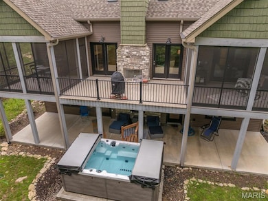 3 bedroom 3.5 bath custom home comes complete with swim/spa