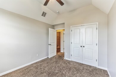 Unfurnished bedroom featuring carpet floors, ceili