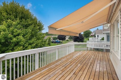 New canvas on the awning.