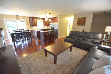 Beautiful cherrywood floors throughout your main f