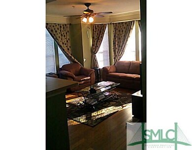 Living Room. Spacious living room. Bay windows and