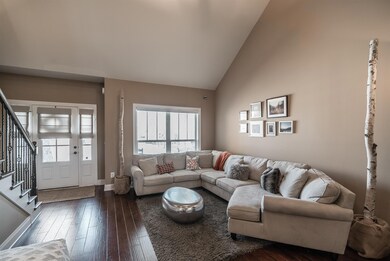 The Great Room has double windows with Plantation Blinds and two dormer windows for additional natural light!