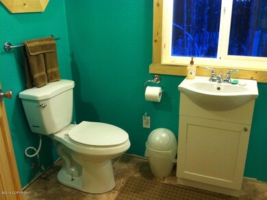 bathroom attached to the loft bedroom