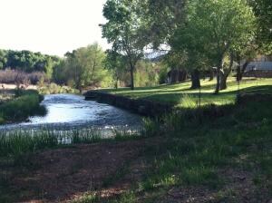 Oak Creek at the end of Garden LN.