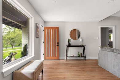 Entrance foyer with healthy amount of natural lig