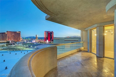 Balcony with a city view