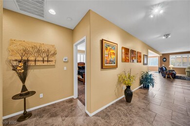 Hall with baseboards