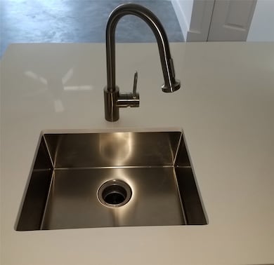 Stainless steel sink and faucet