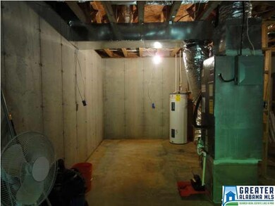 Poured wall basement.  Stubbed bath and garage.