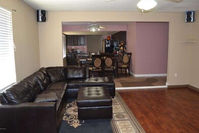 KITCHEN OPEN TO LIVING ROOM
