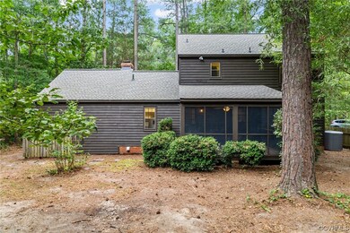 View of rear view of property