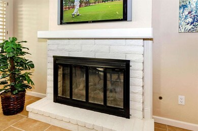 gas fireplace for those cool evenings