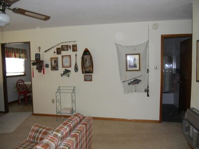 Front wall as you enter