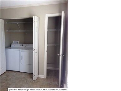 new washer and dryer and extra storage space