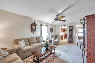 Bright, open living room