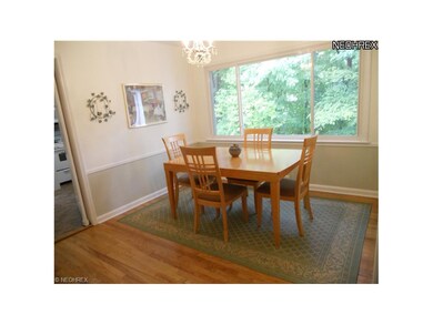 Formal Dining Room with Gleaming Hardwood Floors