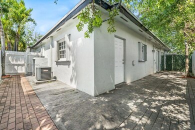 Side view of the home