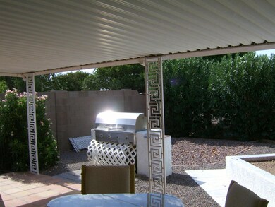 patio and built-in grill