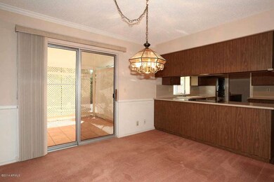 Dining Room with View of Backyard