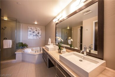 Representation of master bathroom in subject prope