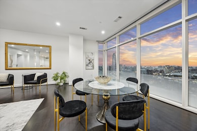 The family room is large enough to accomodate large furniture and have space left over for a game table.