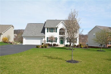 Generous home site with a large front yard.
