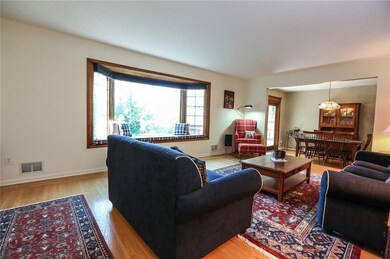 Large Main Living Room boasts hardwood floors that