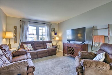New carpet and new interior paint in the living ro