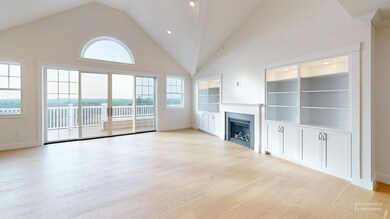 GAS FIREPLACE WITH BUILT-IN BOOKSHELVES
