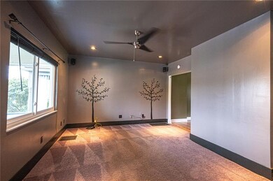 The large living room with, extra large window let