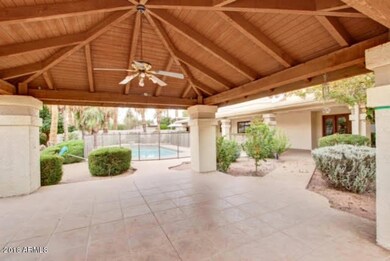 Covered Patio with Fan