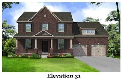 Madison Elevation 31. Photo is a rendering. Not ac