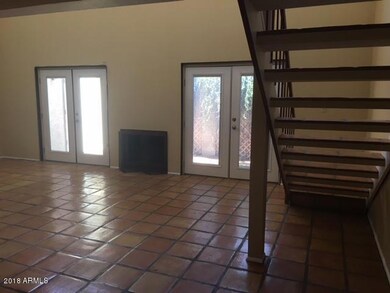 Open Living area with newer French Doors