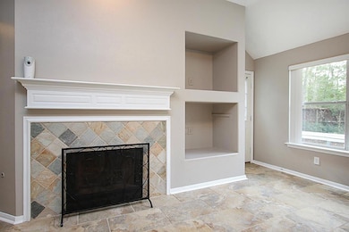 Living room with Firs place