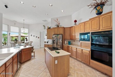 Kitchen with island