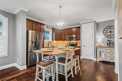 Your new kitchen has plenty of room for a table and all the space you need to prepare the family meals.