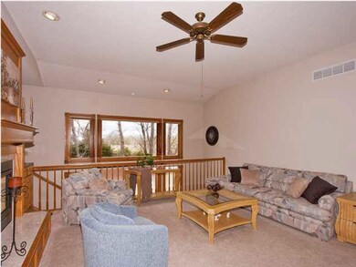 Sunny and bright Living Area. Wall of Windows and 