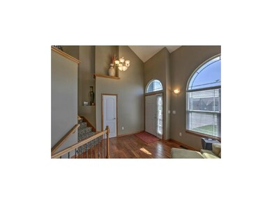 Hardwood floors throughout the great room