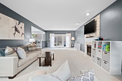 Family Rm w/walkout to expansive deck area...