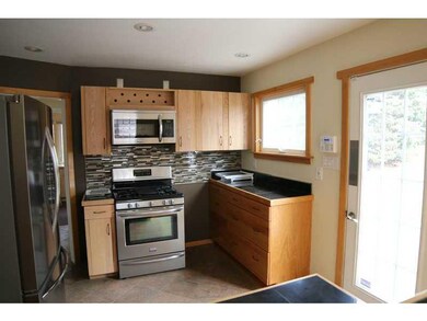 Kitchen. Kitchen and dining room both step out to 